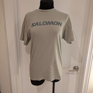 Salomon Light Gray Short Sleeve Tee